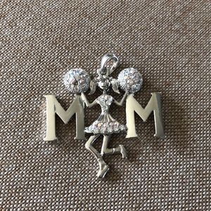Cheerleader mom pendant